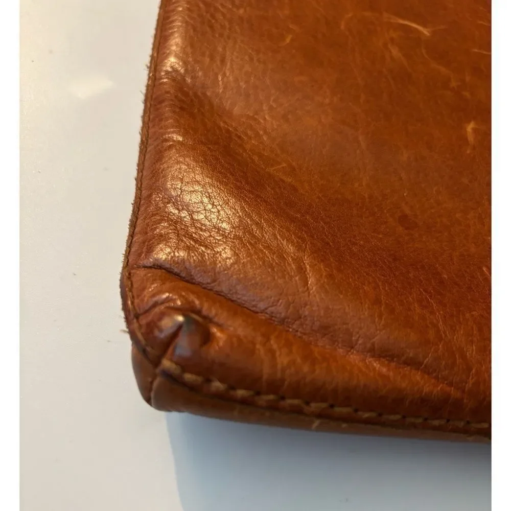 Vintage Madewell - The Leather Laptop Case in English Saddle  RETIRED